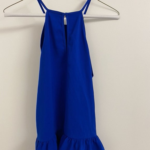 Amanda Uprichard Cobalt w/ Ruffle Hem Petite - Picture 3 of 6